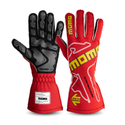 Gants Momo Performance Rouges (FIA)